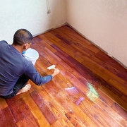 木地板翻新漆高硬耐磨清漆水性木器漆改色修复老旧实木复合地板漆
