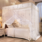 刺绣蚊帐家用卧室1.5m1.8米双人床单人，1.2r米宫廷老式床带支