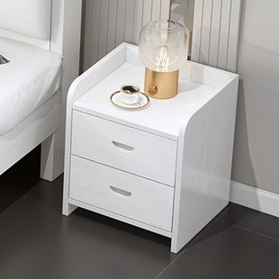 全实木床头柜现代简约卧室小型床边柜网红家用收纳迷你柜子储物柜
