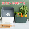 厨房沥水篮洗菜盆家用大号，沥水盆滴漏盆洗碗盆水果盆塑料移动水槽