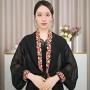 夏季薄款雪纺绣花开衫防晒披肩女2023民族风防晒衣外套