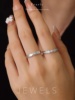 18K金对戒结婚戒指镶嵌天然钻石求婚戒指情侣对戒