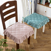 水晶绒马蹄形椅子垫子坐垫，家用欧式座，椅垫餐桌座垫套装餐椅垫