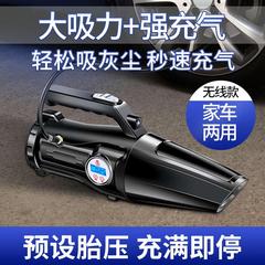 无线车载吸尘器加打气泵车用充气泵一体机汽车专用便携式两用电动