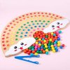 Ceen71 wooden puzzle rainbow beads xiaoxiaole children&a