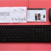 Dell/戴尔g 2.4GHz家用办公小巧精致KM636黑白色无线键盘滑鼠套餐
