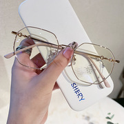 多边形近视眼镜框女可配度数散光，素颜神器成品，100150200300度