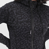 lulu原厂迷彩豹纹运动外套，女秋瑜伽服，连帽夹克女黑训练健身上衣