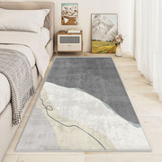 北欧ins满铺地毯卧室床边毯免洗可擦客厅地垫，网红毛毯房间地毯子