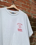 小清新白色T恤1991橄榄球 男士运动上衣美式复古洋气夏季男短袖