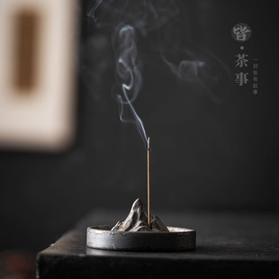 家用陶瓷香炉复古中式禅意功夫茶具茶道线香炉盘香炉檀香炉熏香炉