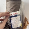 日本进口人字纹棉衣羽绒服面料美拉德色系驼色尼龙布料