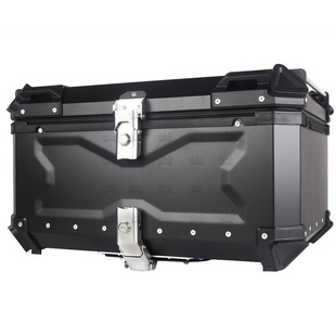 100l80l65l压纹，x款铝合金尾，箱电动摩托车后备箱快拆储物行李箱