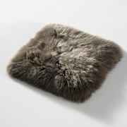 AVELAR澳维拉羊毛垫子实木椅垫凳子坐垫整张羊皮简约沙发毛椅垫厚