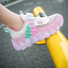 ceoabc女童鞋2024夏季新单网儿童运动鞋旋转扣网面小女孩跑步鞋