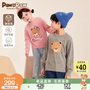 100%纯绵羊毛PawinPaw小熊童装冬男女童儿童羊毛毛衣