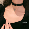 lacelips欧美性感锁骨链颈链，chocker女脖子，饰品颈带韩国短款项链
