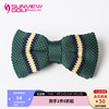 sunviewgolf单层韩版女士针织，墨绿色领结可调节商务时尚英伦