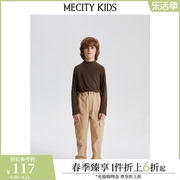 mecity kids童装秋季男童大口袋束脚工装裤牛仔长裤506259