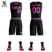 篮球服套装男女定制比赛训练队服2020热火队速干球衣球服团购