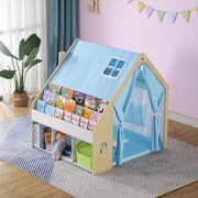 宝宝玩具屋收纳小房子，男孩女孩书架游戏木屋，读书角儿童室内帐篷