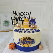 篮球蛋糕装饰插件软胶球衣男孩男神球鞋球服儿童生日蛋糕摆件配件