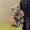 kaia 高级感水晶蝴蝶镜面适用苹果14promax手机壳iphone1315硅胶12女款15pro创意15promax苹果11保护套