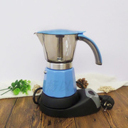 摩卡壶煮咖啡机家用煮咖啡的器具，小型意大利意式手冲咖啡壶电动
