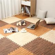 60拼接地垫铺地泡沫垫木纹地板拼图塑料地毯满铺卧室垫子儿童防滑