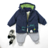 童装男童加绒外套，2023秋冬小儿童加厚冲锋衣，棉衣宝宝保暖风衣