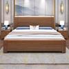 胡桃木全实木床双人床1.8米现代简约1.5m主卧新中式储物婚床