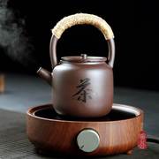 紫砂茶壶提梁壶电陶炉煮茶壶，功夫茶具大容量大号蒸茶壶泡茶壶耐热
