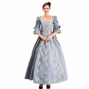 万圣节中世纪宫廷服lolita哥特式长裙 华丽吸血鬼女巫cosplay洋装