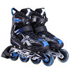 动感溜冰鞋轮滑鞋儿童可调套装旱冰鞋，滑冰鞋男女直排滑轮，鞋黑蓝1