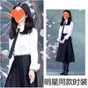 香港黑暗荣耀宋慧乔同款白衬衫，2023新春翻领，设计感小众丝滑光泽缎