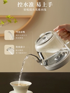 全自动智能恒温泡茶专用玻璃，烧水壶上水，电热水壶煮茶抽水茶艺台壶
