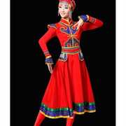 蒙古舞蹈服演出服女装少数民族表演服装蒙族舞蹈演出服装