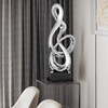 酒店电镀树脂摆件客厅现代创意家居雕塑抽象工艺品结婚礼物装饰
