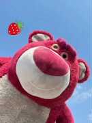 网红草莓熊玩偶(熊玩偶，)公仔超大号布娃娃，毛绒玩具抱枕可爱送女友生日礼物
