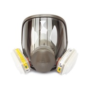 3M6800+6002防尘毒面罩 全面型防护面具 7件套防护套装 防酸性气