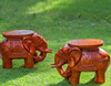 花梨木雕大象换鞋凳实木中式泰国象儿童矮凳客厅沙发凳子左60