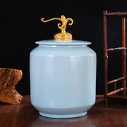 米桶储米箱家用加厚防潮防虫米缸陶瓷带盖密封罐20斤装面粉桶
