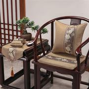 新中式红木椅子坐垫茶椅实木家具，沙发太师椅圈椅茶桌椅垫餐椅座垫