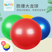 感统训练器材儿童加厚防爆瑜伽球，健身充气球，瑜珈球按摩大龙球玩具