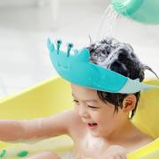 螃蟹宝宝淋浴帽儿童，洗头帽挡水洗发帽，护耳婴幼儿浴帽洗头可调节定