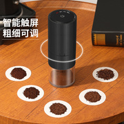 咖啡研磨机电动磨豆机家用小型手摇咖啡豆研磨机，便携意式手冲器具