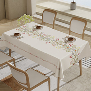 pvc桌布免洗防油防水防烫长方形桌垫轻奢高级感餐桌布桌面保护垫