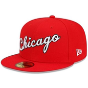 NEW ERA CAP纽亦华运动帽子棒球帽休闲帽红色芝加哥公牛队球迷帽