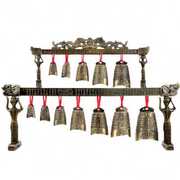 青铜器仿古编钟摆件古乐器，编钟西安兵马俑，旅游工艺品婚庆影视道具