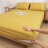 床笠款床单单件全棉床罩套床垫保护套防滑固定包裹式纯色被单r